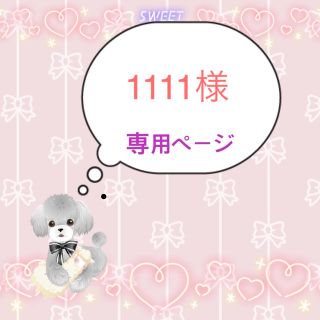 1111様専用ページ(その他)