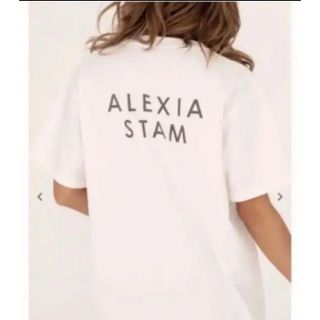 アリシアスタン(ALEXIA STAM)のAlexiastam  Logo Print Tee White(Tシャツ(半袖/袖なし))