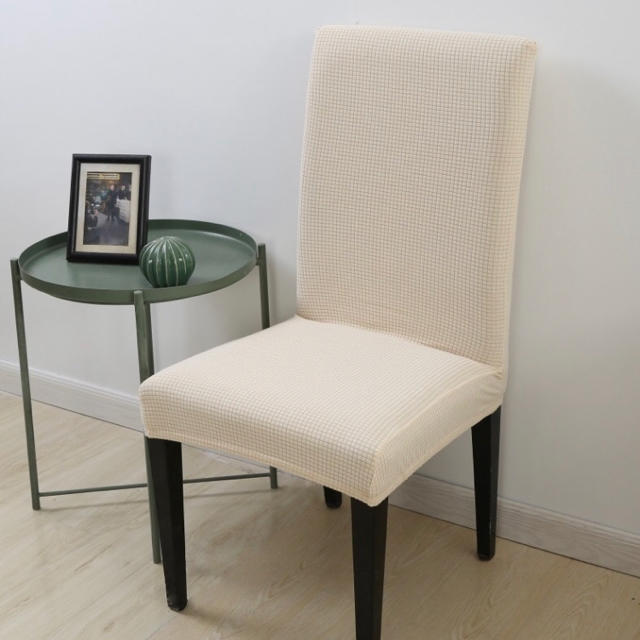 Kirain2013様専用　椅子カバー　2枚セット　(リピート)アイボリー インテリア/住まい/日用品の椅子/チェア(その他)の商品写真