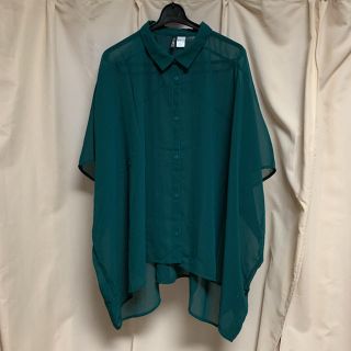 エイチアンドエム(H&M)の【未着用】Ｈ＆Ｍ ☪︎ シースルーシャツ(Tシャツ(半袖/袖なし))