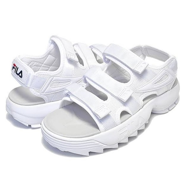 FILA(フィラ)のFila Disruptor フィラ ディスラプター メンズ サンダル 白 メンズの靴/シューズ(サンダル)の商品写真