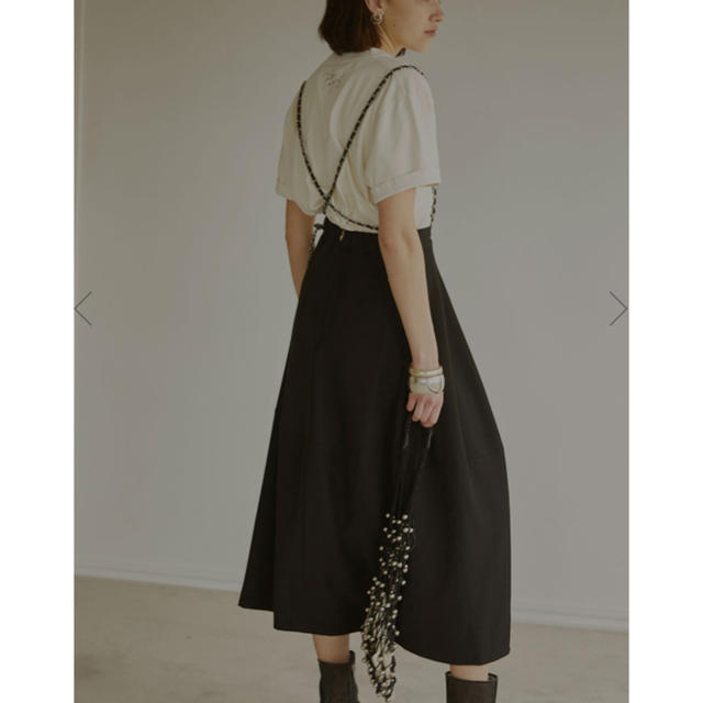 ロングスカートAmeri VINTAGE CHAIN SUSPENDER SKIRT