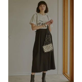 アメリヴィンテージ(Ameri VINTAGE)のAmeri VINTAGE CHAIN SUSPENDER SKIRT(ロングスカート)