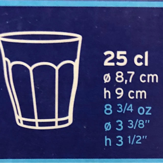 DURALEX(デュラレックス)のDURALEX デュラレックス グラスカップ 6個セット インテリア/住まい/日用品のキッチン/食器(グラス/カップ)の商品写真