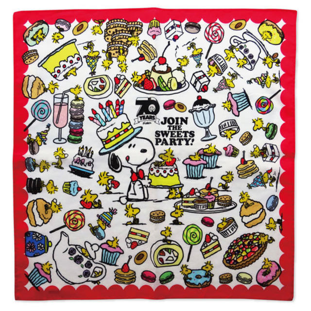 SNOOPY(スヌーピー)の【新品・数量限定】スヌーピー / バンダナ レディースのファッション小物(バンダナ/スカーフ)の商品写真