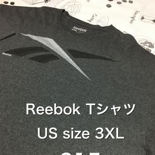 リーボック(Reebok)の【レア】US古着 3XL ビッグサイズ Reebok Tシャツ(Tシャツ/カットソー(半袖/袖なし))