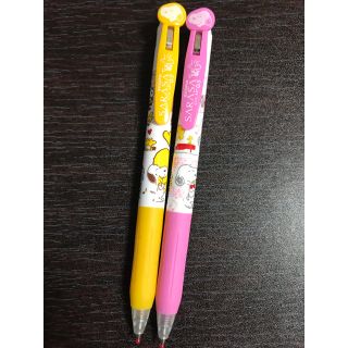 スヌーピー(SNOOPY)のSARASAスヌーピー☆ピンク&イエローペン2本セット(ペン/マーカー)