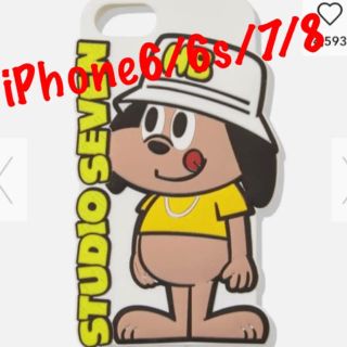 ジーユー(GU)のモバイルケースSTUDIO SEVEN iPhone6/6s/7/8用　GU(ミュージシャン)