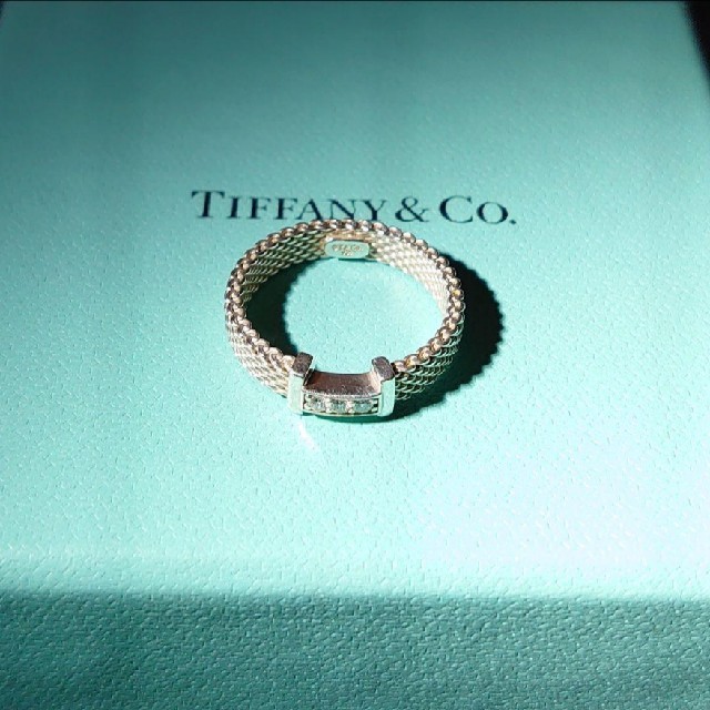 希少　Tiffany ティファニー サマセットリング　ダイヤモンド　925