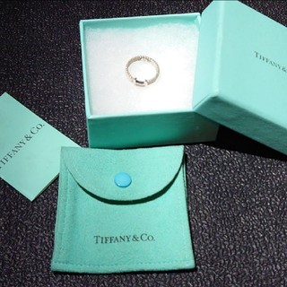 ティファニー(Tiffany & Co.)の希少　Tiffany ティファニー サマセットリング　ダイヤモンド　925(リング(指輪))