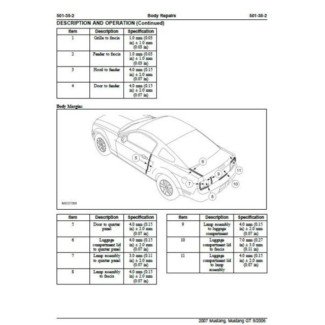 FORD MUSTANG マスタング 整備解説書 サービスマニュアル | フリマアプリ ラクマ