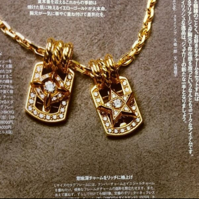 STAR JEWELRY(スタージュエリー)の値下げ！　sjx チャーム　2点セット　定価242000 メンズのアクセサリー(ネックレス)の商品写真