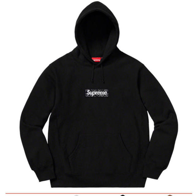 パーカーsupreme box logo bandana box logo hooded