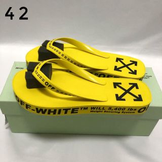 オフホワイト(OFF-WHITE)の【新品】Off-White オフホワイト サンダル 42  26.5cm(サンダル)