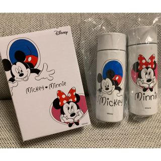 ディズニー(Disney)のミッキー&ミニーデザイン　アートオリジナルポケットボトル(タンブラー)