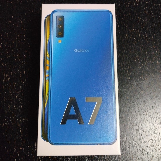 Galaxy A7　ブルー　新品　未開封　ギャラクシー A7スマートフォン/携帯電話