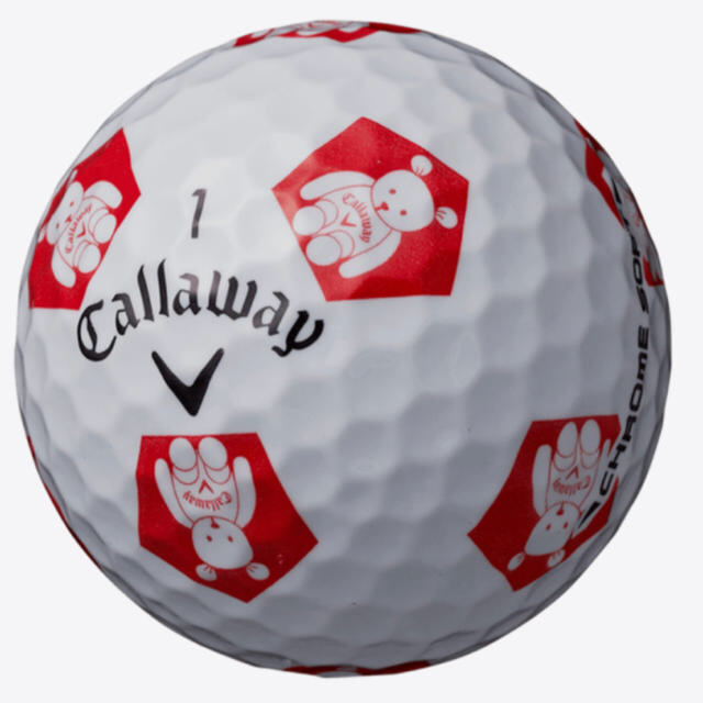 Callaway(キャロウェイ)の新品キャロウェイ クロムソフト トゥルービス 1ダース キャロワン 白赤 スポーツ/アウトドアのゴルフ(その他)の商品写真