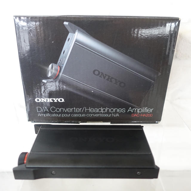 美品】オンキヨー ONKYO ポータブルヘッドホンアンプ DAC-HA200 - アンプ