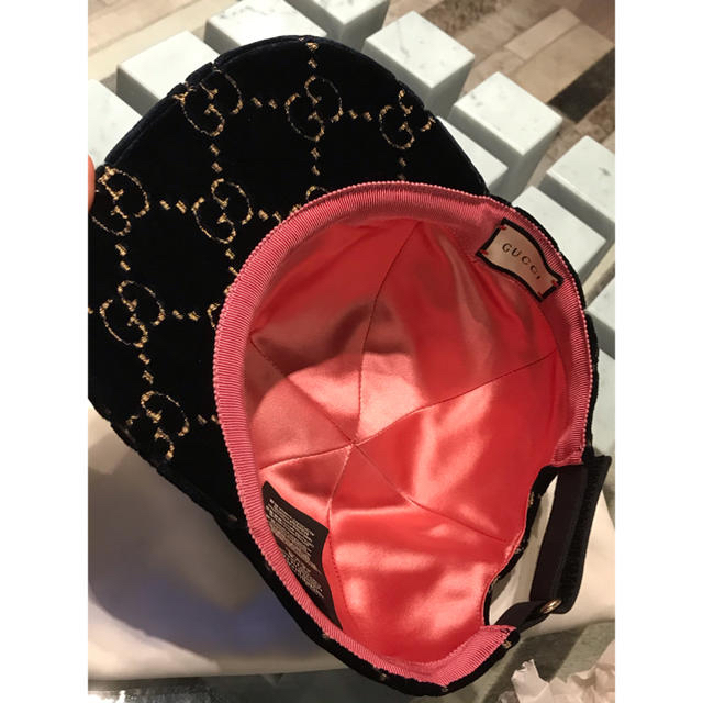 Gucci(グッチ)のGUCCl帽子美品 レディースの帽子(キャップ)の商品写真