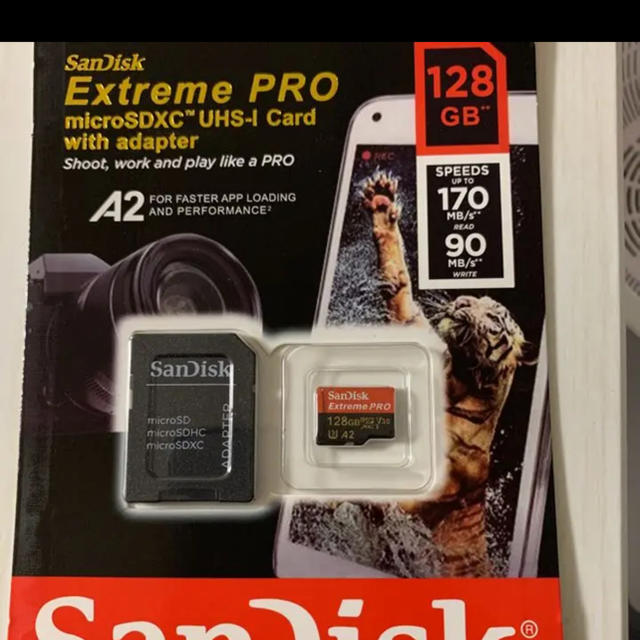 SanDisk(サンディスク)のSandisk マイクロSDカードExtremePRO スマホ/家電/カメラのカメラ(その他)の商品写真