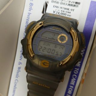 ジーショック(G-SHOCK)の G-SHOCK イルカ クジラモデル 第8回 DW-9700K-9T ゴールド(腕時計(デジタル))