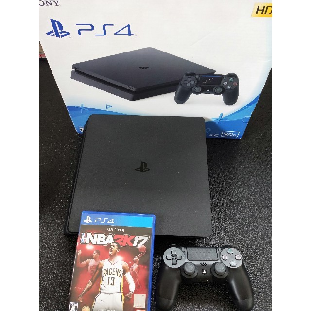 PlayStation 4 ジェット・ブラック 500GB CUH-2100Aps4本体