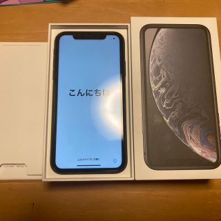 アップル(Apple)のiPhone XR 64GB ブラック(スマートフォン本体)