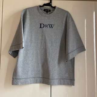 ドゥロワー(Drawer)のDrawer新品タグ付き✨ロゴT グレー(Tシャツ(半袖/袖なし))