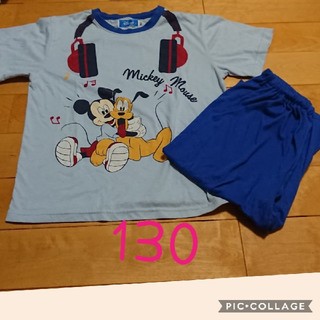 ディズニー(Disney)の130☆ミッキー☆半袖パジャマ(パジャマ)