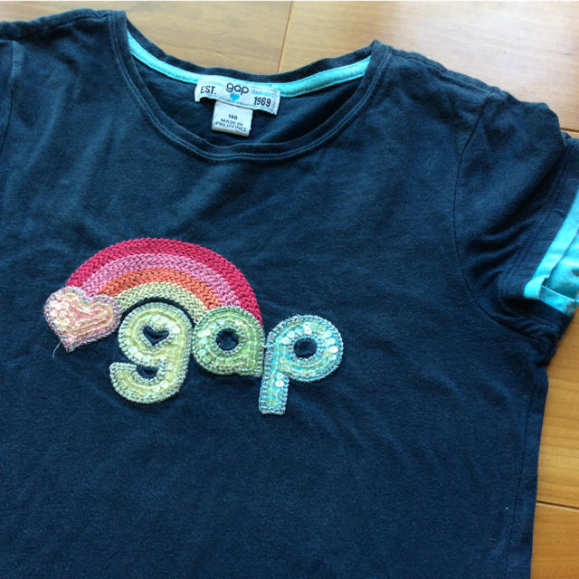 GAP(ギャップ)の★お値下げ★ Gap 140㎝ Ｔシャツ2枚セット キッズ/ベビー/マタニティのキッズ服女の子用(90cm~)(Tシャツ/カットソー)の商品写真