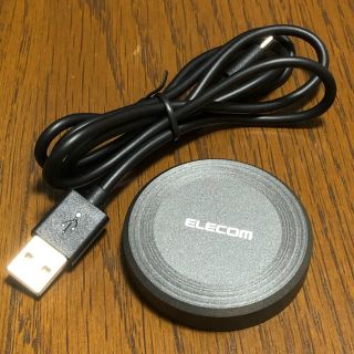 エレコム(ELECOM)のELECOM ワイヤレス充電器 W-QA01BK(バッテリー/充電器)