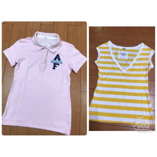 アバクロンビーアンドフィッチ(Abercrombie&Fitch)の★Abercrombie&Fitch  アバクロ◆アップリケ・ポロ & Ｔシャツ(ポロシャツ)