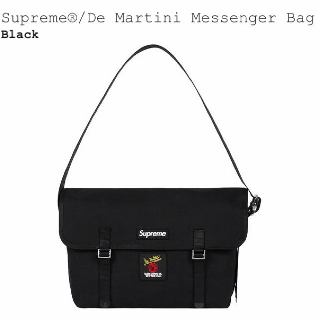 Supreme(シュプリーム)のSupreme®/De Martini Messenger Bag black メンズのバッグ(メッセンジャーバッグ)の商品写真