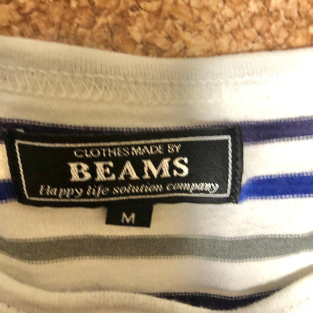 BEAMS(ビームス)のBEAMS ボーダー半袖Tシャツ／Mサイズ メンズのトップス(Tシャツ/カットソー(半袖/袖なし))の商品写真