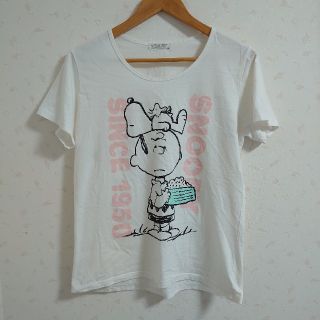 スヌーピー(SNOOPY)のほぼ未使用！スヌーピー　チャーリー・ブラウン　Tシャツ　XL LL(Tシャツ(半袖/袖なし))