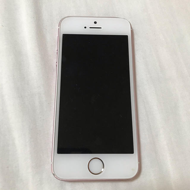 Apple(アップル)の【Apple】iPhoneSE 64GB ピンクゴールド SIMフリー スマホ/家電/カメラのスマートフォン/携帯電話(スマートフォン本体)の商品写真