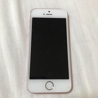 アップル(Apple)の【Apple】iPhoneSE 64GB ピンクゴールド SIMフリー(スマートフォン本体)