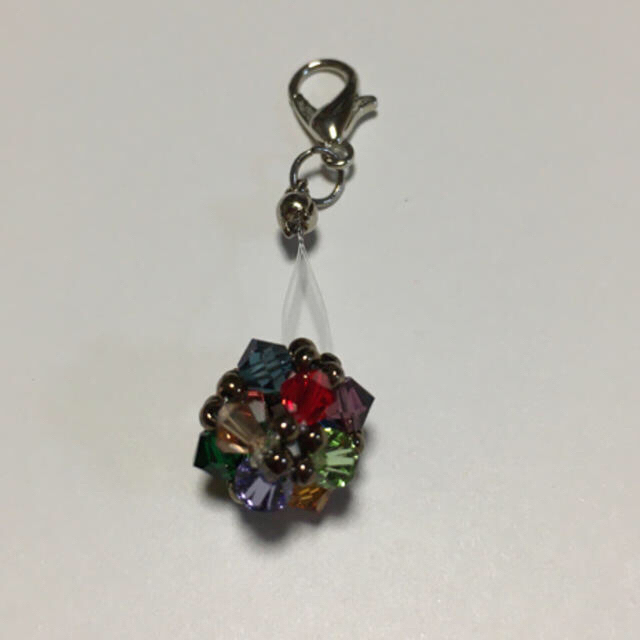 SWAROVSKI(スワロフスキー)のハンドメイド　マスクアクセサリー(チャーム) スワロフスキービーズアンティーク風 ハンドメイドのアクセサリー(チャーム)の商品写真