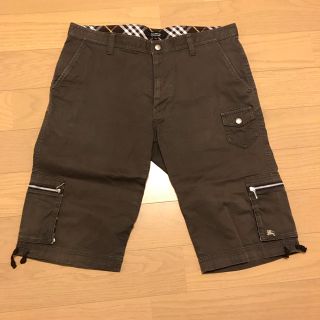 バーバリーブラックレーベル(BURBERRY BLACK LABEL)のバーバリーブラックレーベル　ショートパンツ（濃茶）(ショートパンツ)