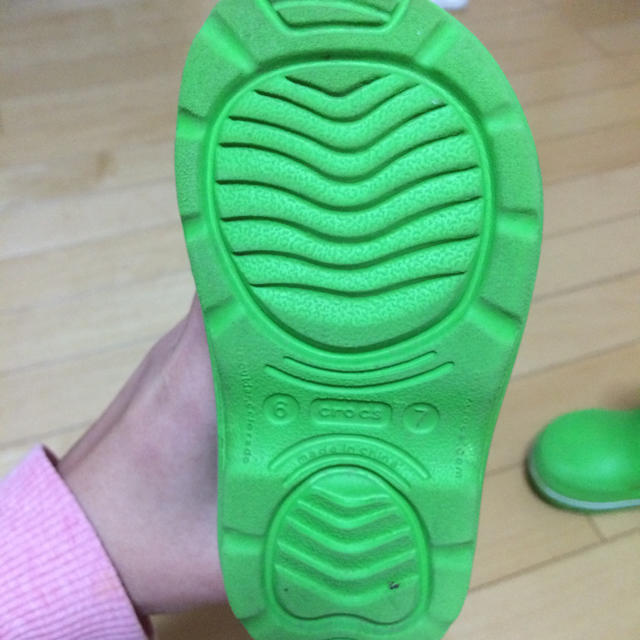 crocs(クロックス)のクロックスレインブーツ14センチ キッズ/ベビー/マタニティのベビー靴/シューズ(~14cm)(長靴/レインシューズ)の商品写真