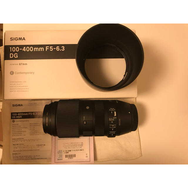 ★お求めやすく価格改定★ SIGMA - SIGMA シグマ　100-400mm  F5-6.3 DGキヤノン用 レンズ(ズーム)