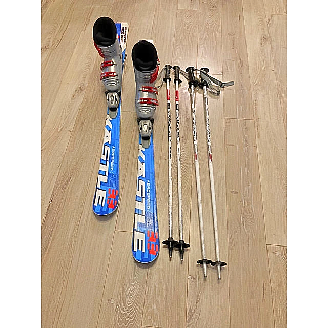 キッズ　スキー板 スポーツ/アウトドアのスキー(板)の商品写真