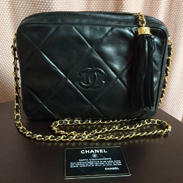 CHANEL シャネル ヴィンテージ チェーンショルダー バッグレディース