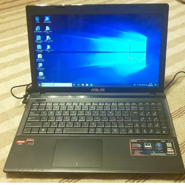 ASUS ノートパソコン X55U 4GB office Win10