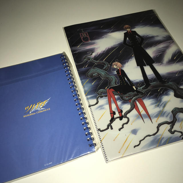 【CLAMP】ツバサ A5リングノート A4見開きクリアファイル エンタメ/ホビーのアニメグッズ(その他)の商品写真