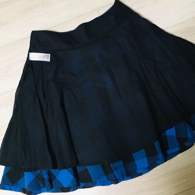 H&M(エイチアンドエム)のチェックスカート フレアスカート レディースのスカート(ミニスカート)の商品写真