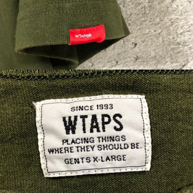 W)taps(ダブルタップス)のレア　wtaps 15AW Design Tシャツ カレッジロゴ M L XL メンズのトップス(Tシャツ/カットソー(半袖/袖なし))の商品写真