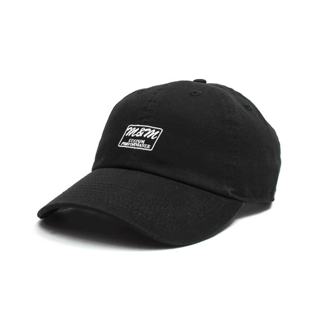 M&M CUSTOM PERFORMANCE COTTON CAP BLACK