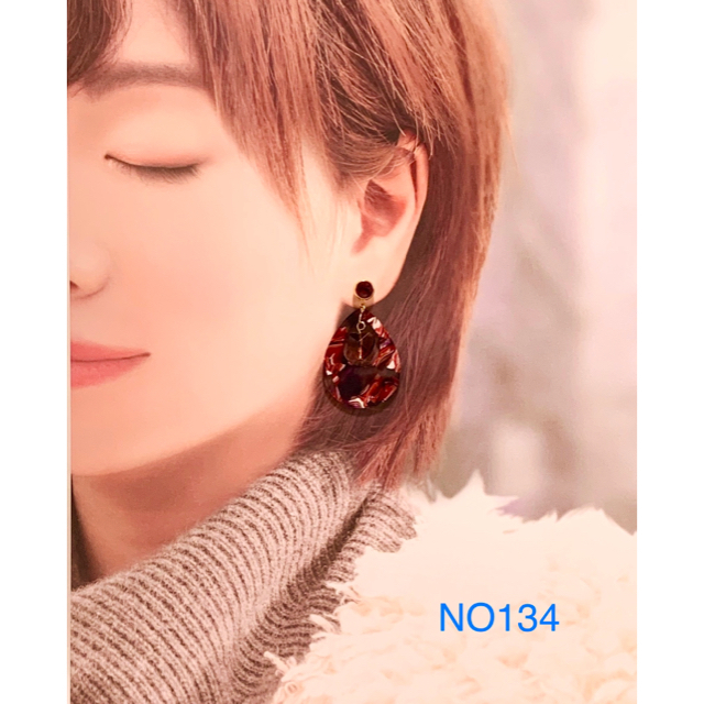 SWAROVSKI(スワロフスキー)の⭕️NO134 スワロフスキー ・ハートの大人お洒落アメジストピアス♡ ハンドメイドのアクセサリー(ピアス)の商品写真