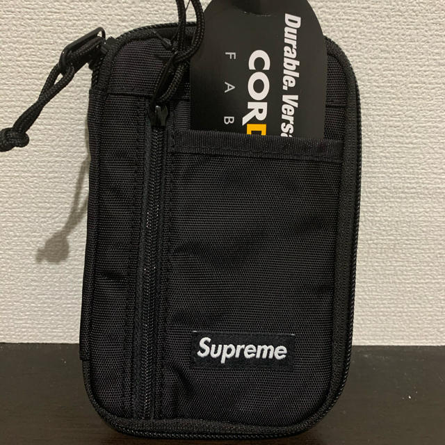 Supreme(シュプリーム)のsupreme  small zip pouch wallet  BLACK ハンドメイドのファッション小物(ポーチ)の商品写真